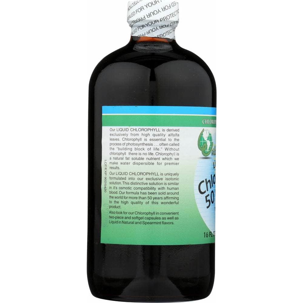 World Organic World Organic Liquid Chlorophyll Mint 50 mg, 16 oz