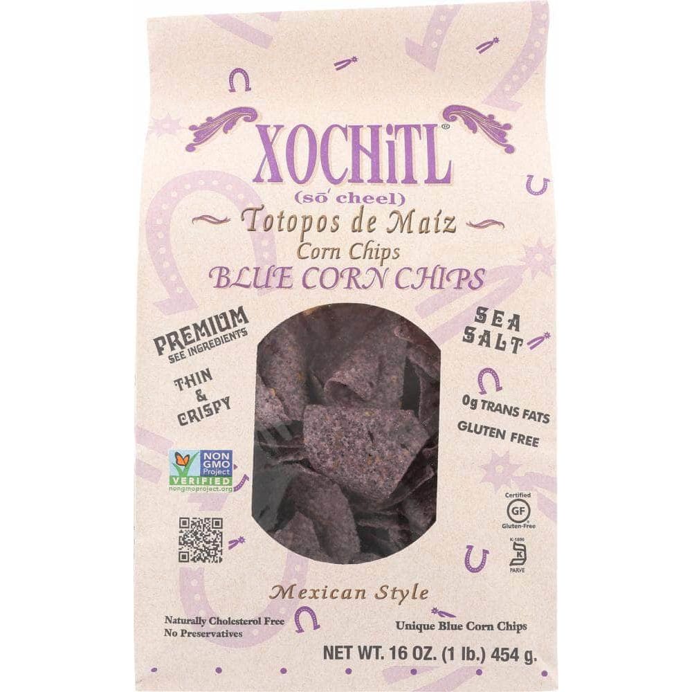 Xochitl Xochitl Corn Chips Organic Blue Corn, 16 oz