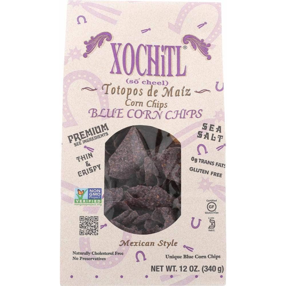 Xochitl Xochitl Mexican Style Blue Corn Chips, 12 oz