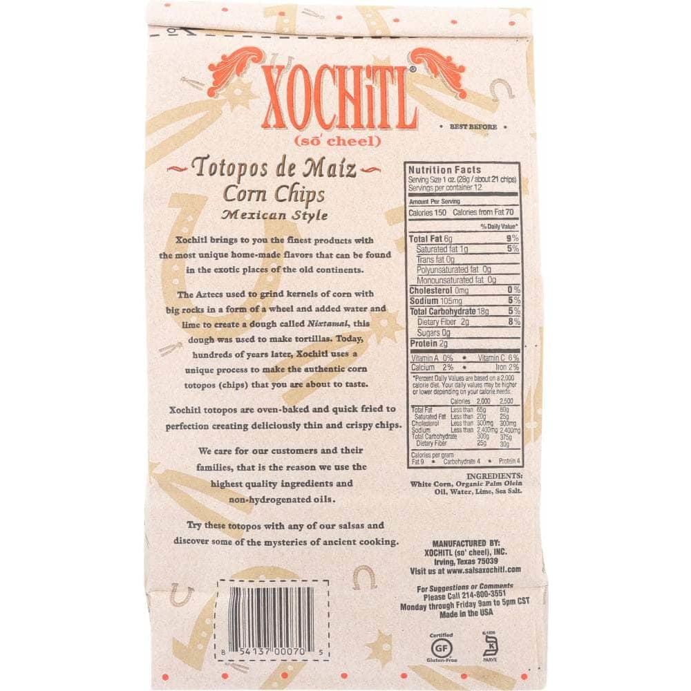 Xochitl Xochitl Salted Tortilla Chips, 12 oz