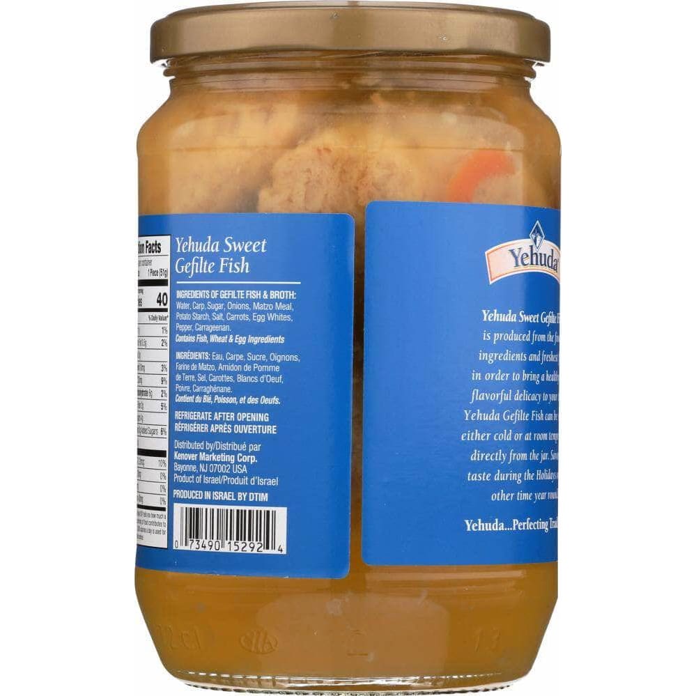 Yehuda Yehuda Gelfilte Fish Sweet, 24 oz