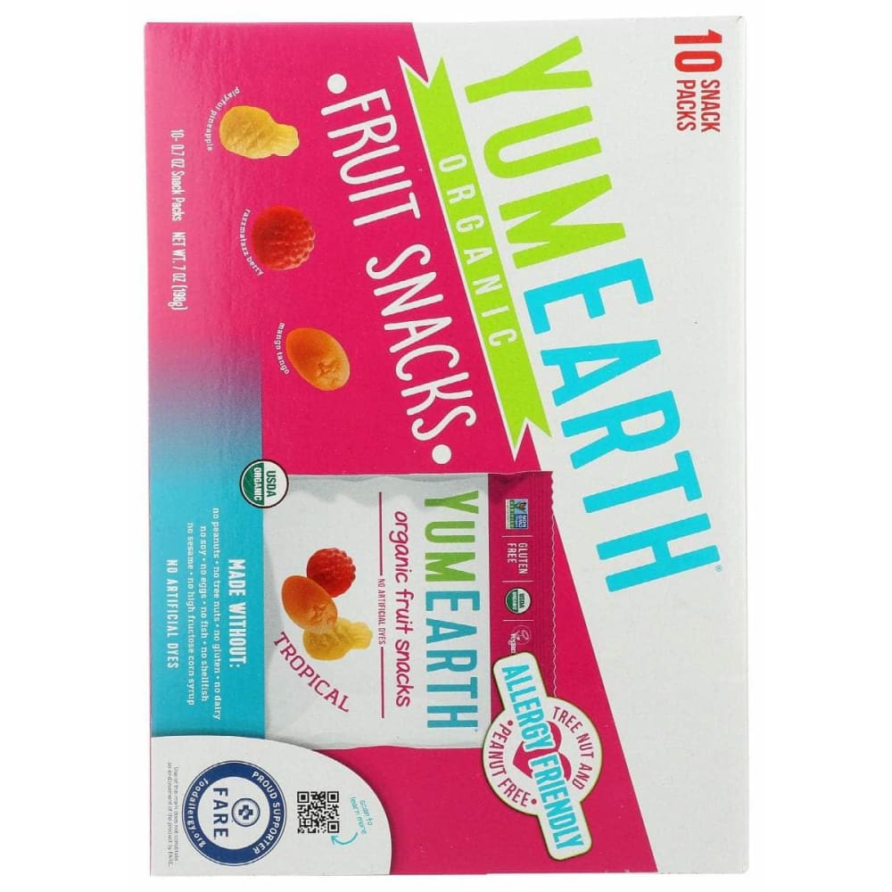 YUMEARTH Grocery > Snacks > Fruit Snacks YUMEARTH: Organic Tropical Fruit Snacks, 7 oz