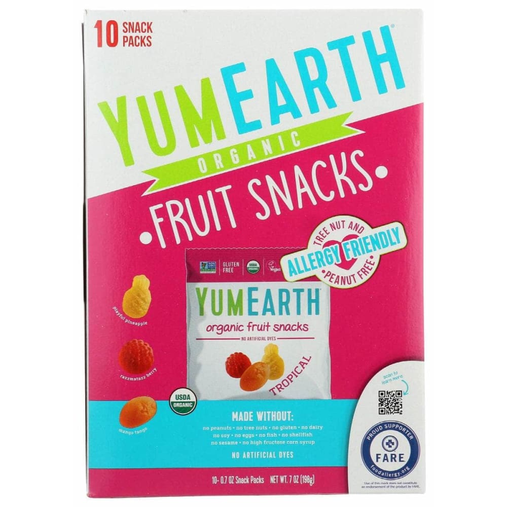 YUMEARTH Grocery > Snacks > Fruit Snacks YUMEARTH: Organic Tropical Fruit Snacks, 7 oz