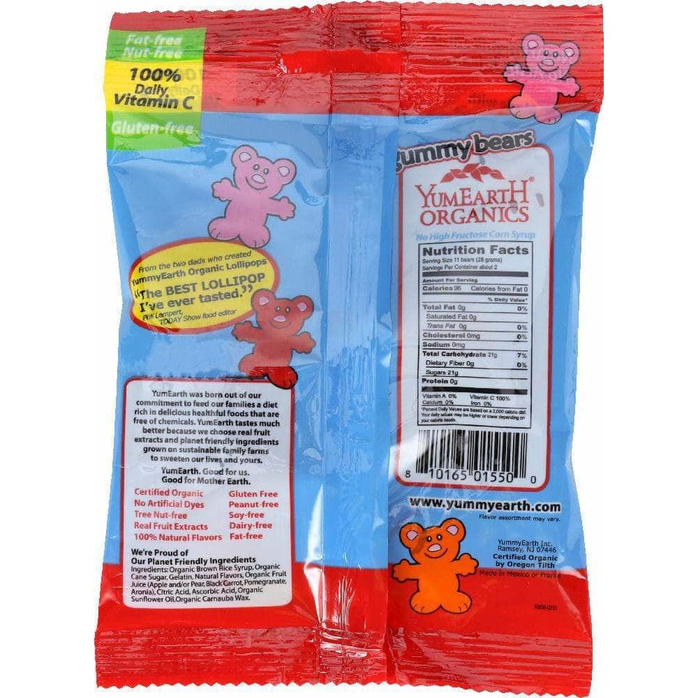 Yumearth Yumearth Organics Gummy Bears, 2.5 oz