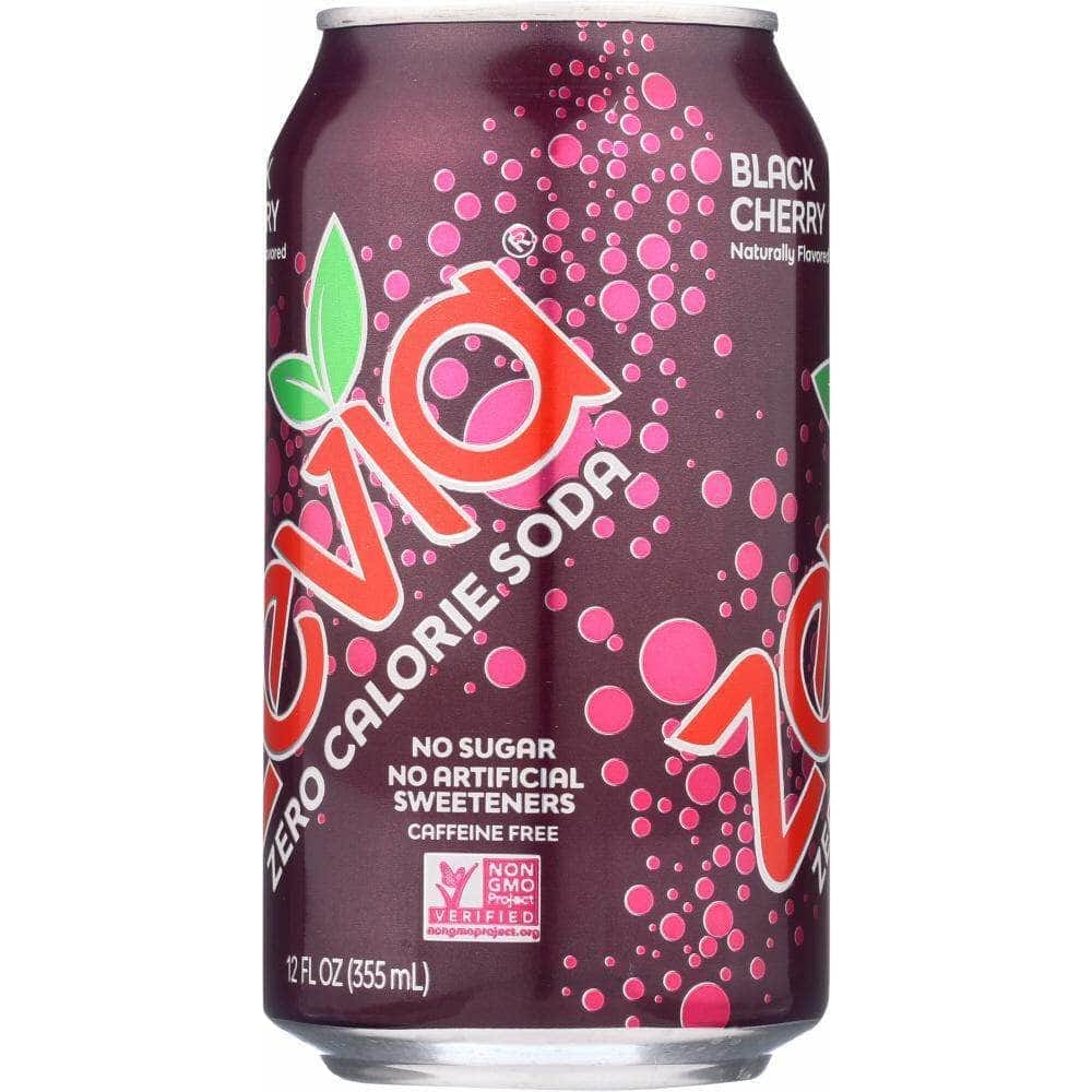 Zevia Zevia All Natural Zero Calorie Soda Black Cherry 6-12 fl oz, 72 fl oz