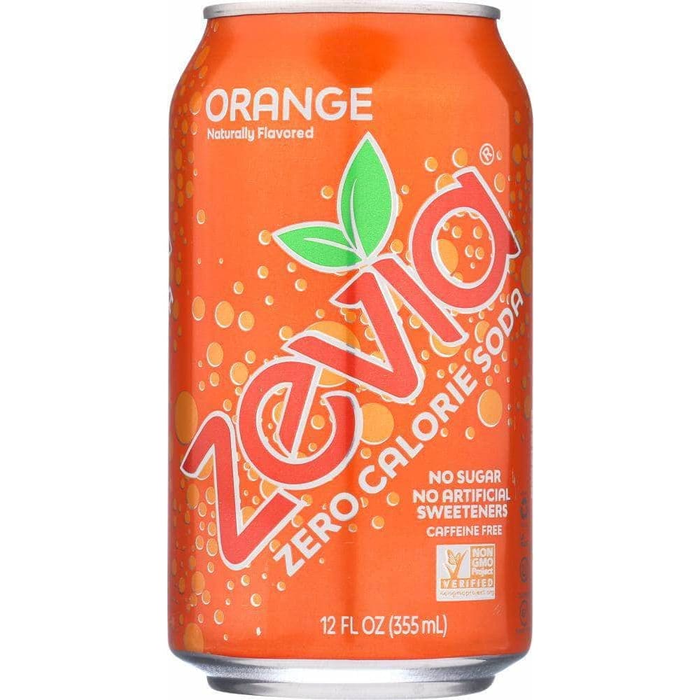 Zevia Zevia All Natural Zero Calorie Soda Orange 6-12 fl oz, 72 fl oz