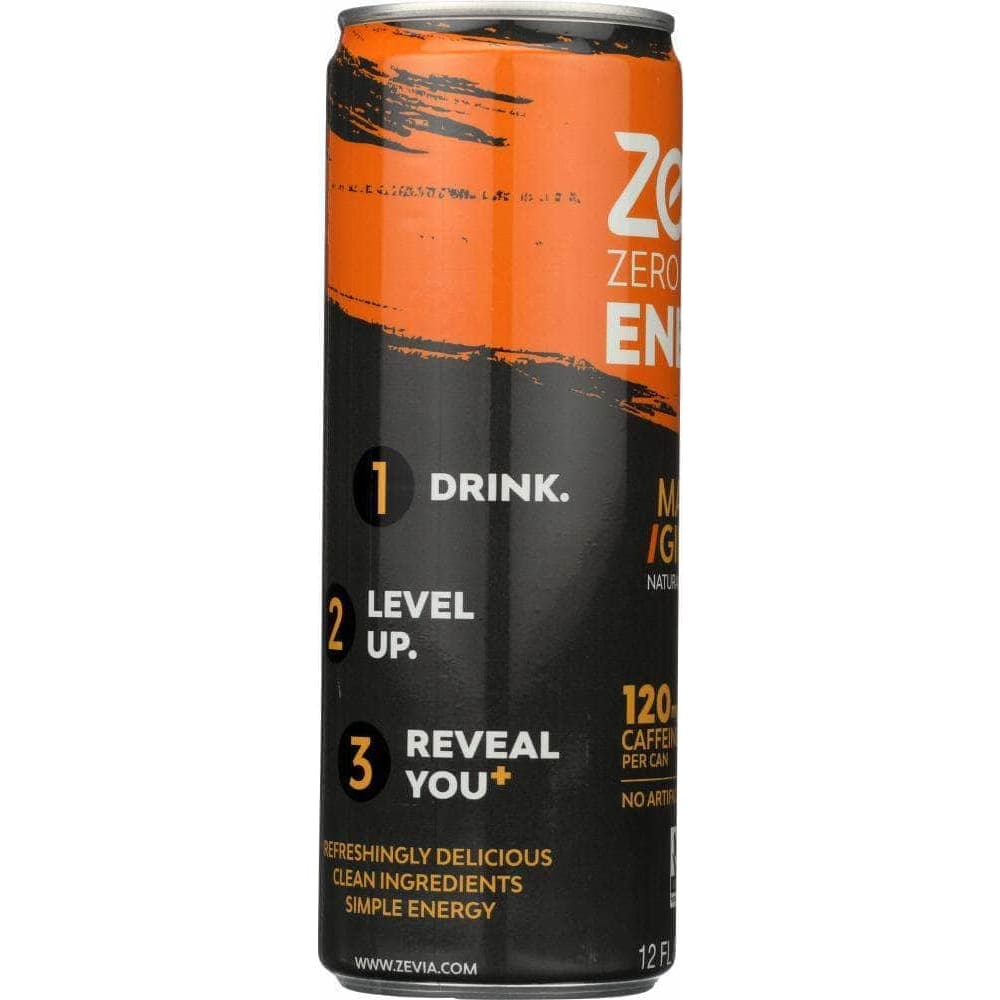 Zevia Zevia Energy Mango Ginger Zero Calorie, 12 oz