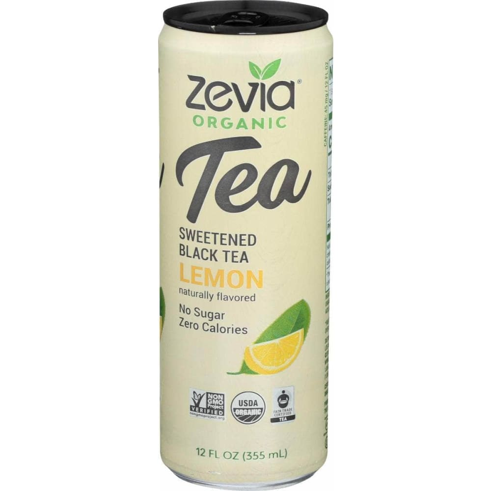 ZEVIA ZEVIA Organic Black Tea Lemon, 12 fo