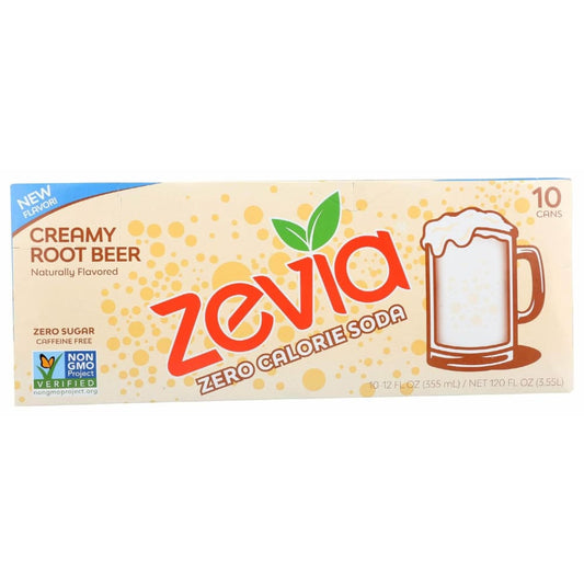 ZEVIA Zevia Soda Root Beer Creamy, 120 Fo