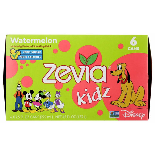 ZEVIA Zevia Soda Watermelon Kidz 6Pk, 45 Fo