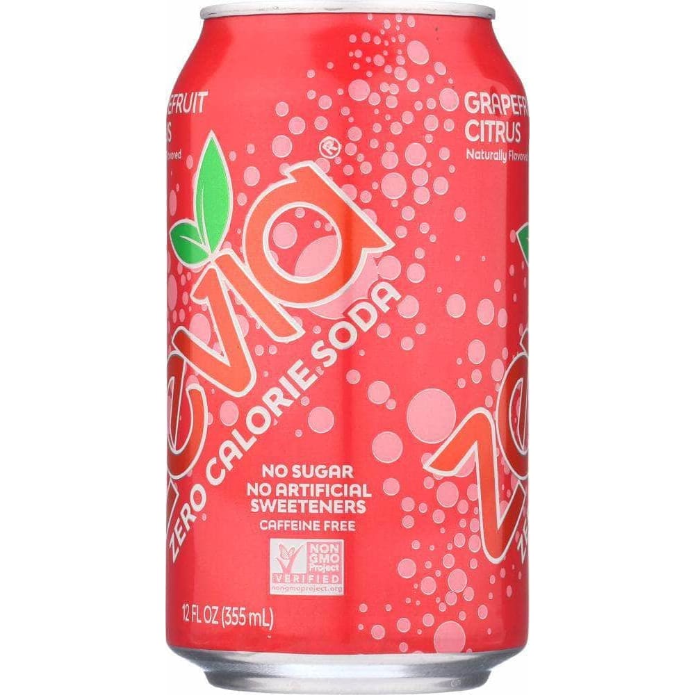 Zevia Zevia Zero Calorie Soda Grapefruit Citrus 6-12 fl oz, 72 fl oz