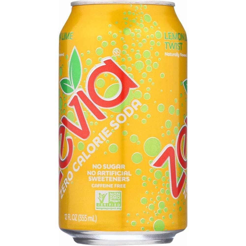 Zevia Zevia Zero Calorie Soda Lemon Lime Twist 6-12 fl oz, 72 fl oz