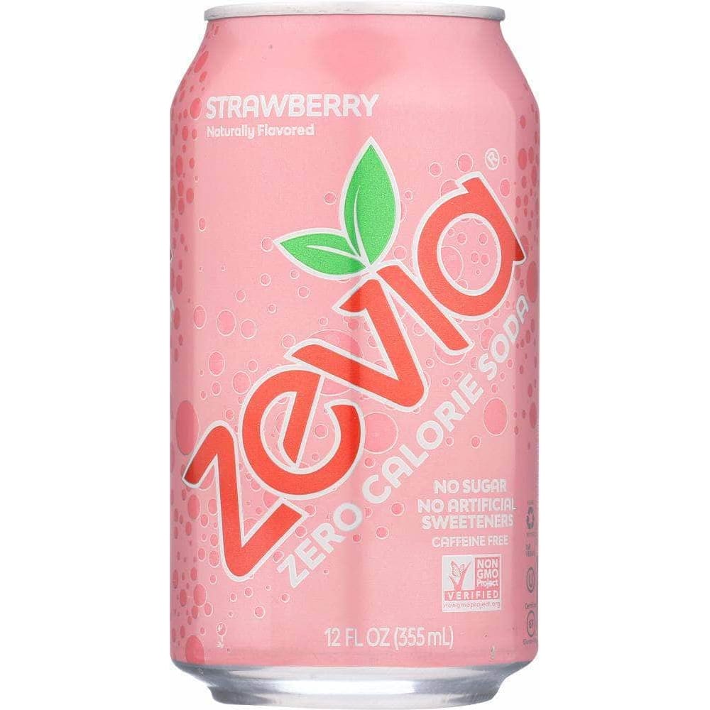 Zevia Zevia Zero Calorie Soda Strawberry 6-12oz, 72 oz