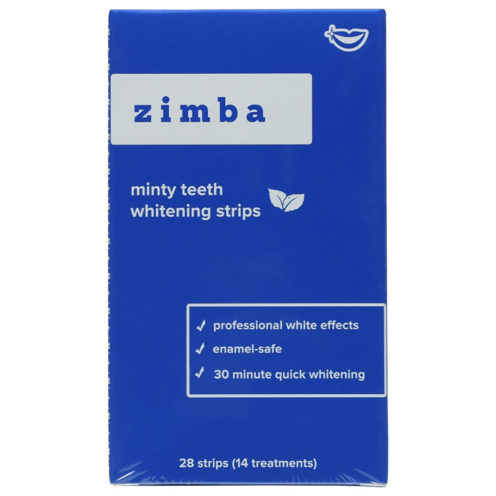 ZIMBA: Teeth Whtn Strips Minty 28 PC - Beauty & Body Care > Oral Care > Oral Care Tools - ZIMBA