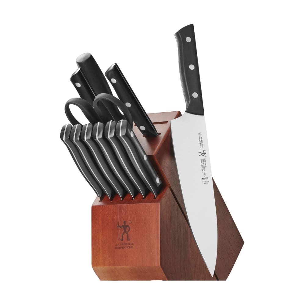 ZWILLING J.A. Henckels Dynamic 12 pc. Knife Block Set - Brown - ZWILLING