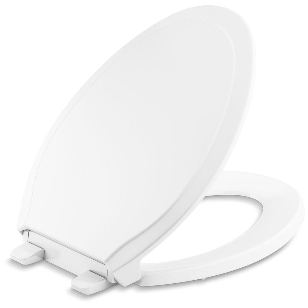 Kohler Retmore White Quiet-Close Antimicrobial Toilet Seat - Toilets - Kohler