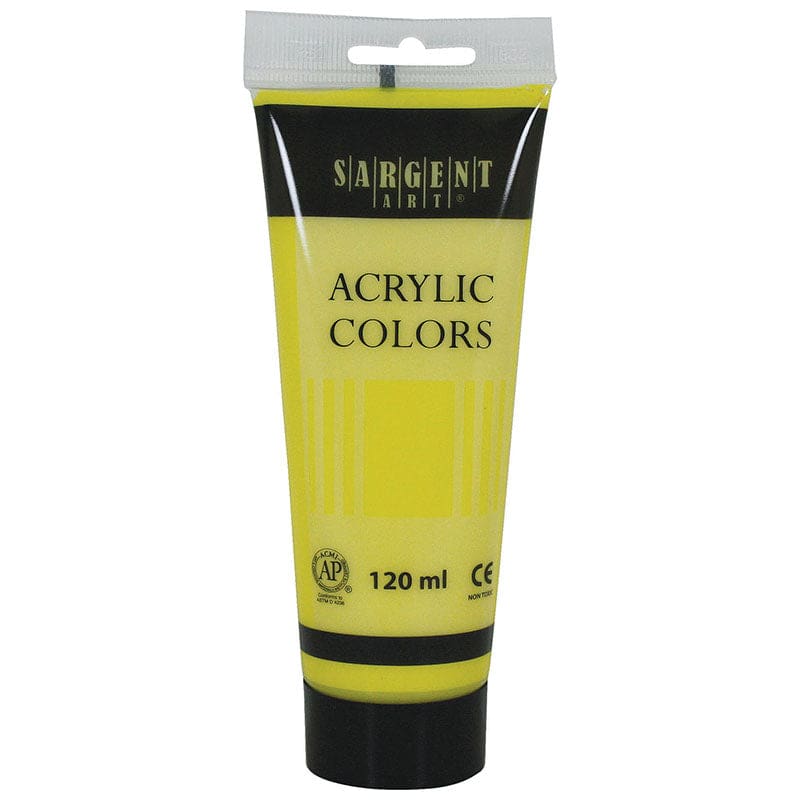 120Ml Tube Acrylc Lemon Ylw Cadmium (Pack of 12) - Paint - Sargent Art Inc.