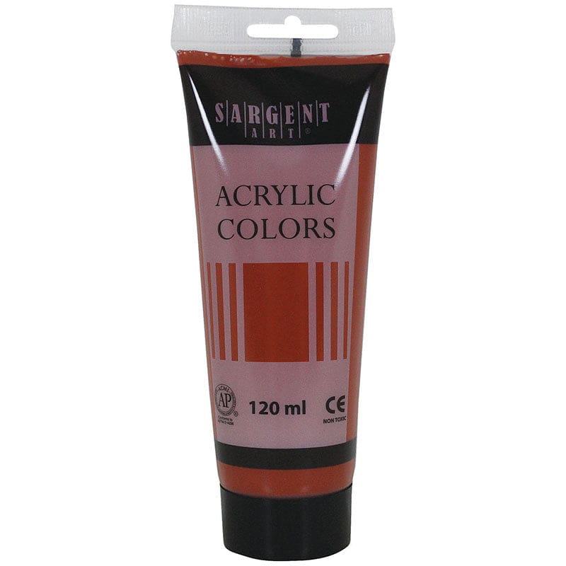 120Ml Tube Acrylic Burnt Sienna (Pack of 12) - Paint - Sargent Art Inc.