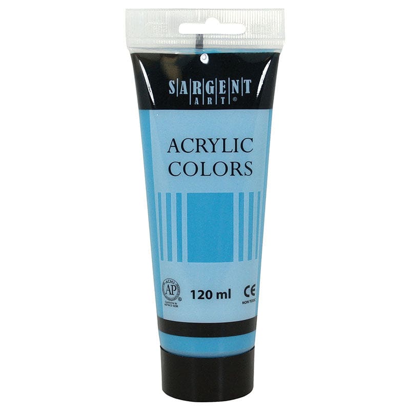 120Ml Tube Acrylic Lake Blue (Pack of 12) - Paint - Sargent Art Inc.