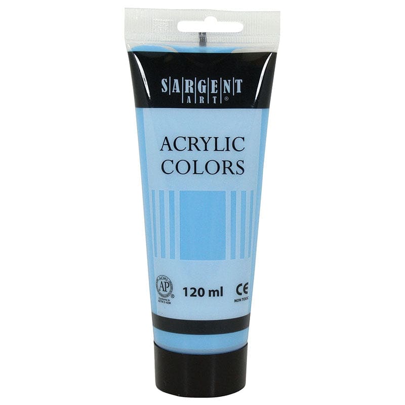 120Ml Tube Acrylic Pale Blue (Pack of 12) - Paint - Sargent Art Inc.