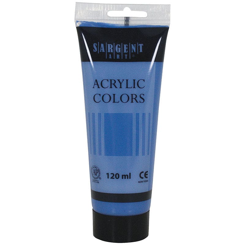 120Ml Tube Acrylic Primary Cyan (Pack of 12) - Paint - Sargent Art Inc.
