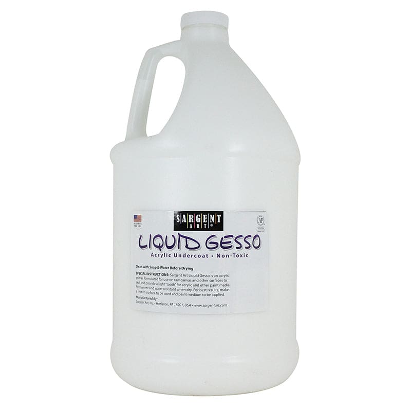 128Oz Gesso Surface Primer White - Paint - Sargent Art Inc.