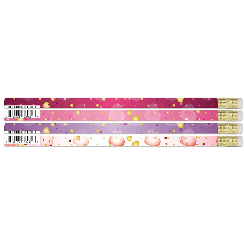 12Ct Dreamy Hearts Pencils (Pack of 12) - Pencils & Accessories - Musgrave Pencil Co Inc