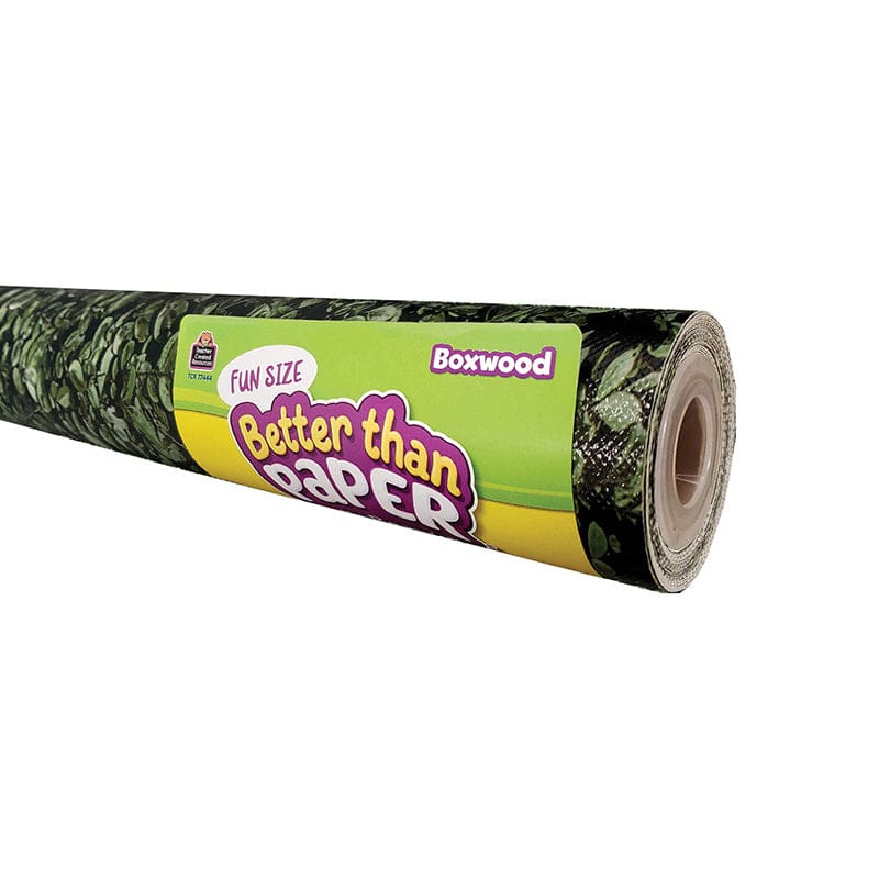 12Ftx18In Boxwood Better Than Paper Fun Size (Pack of 6) - Bulletin Board & Kraft Rolls - Teacher Created Resources