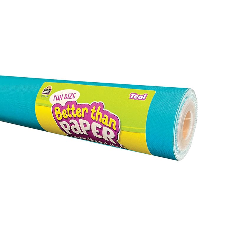 12Ftx18In Teal Better Than Paper Fun Size (Pack of 6) - Bulletin Board & Kraft Rolls - Teacher Created Resources