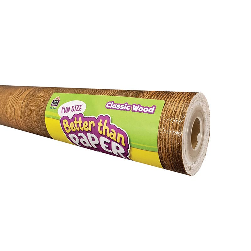 12Ftx18In Wood Better Than Paper Classic Fun Size (Pack of 6) - Bulletin Board & Kraft Rolls - Teacher Created Resources