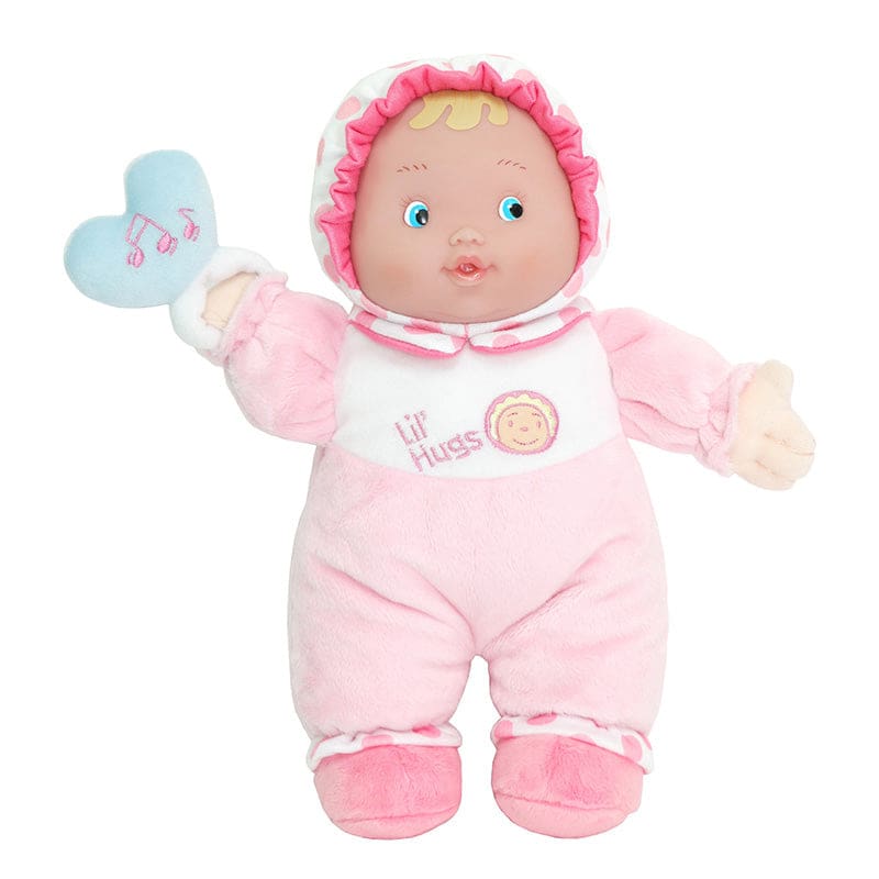 12In Bbys First Soft Doll Caucasian with Rattle (Pack of 2) - Dolls - Jc Toys Group Inc