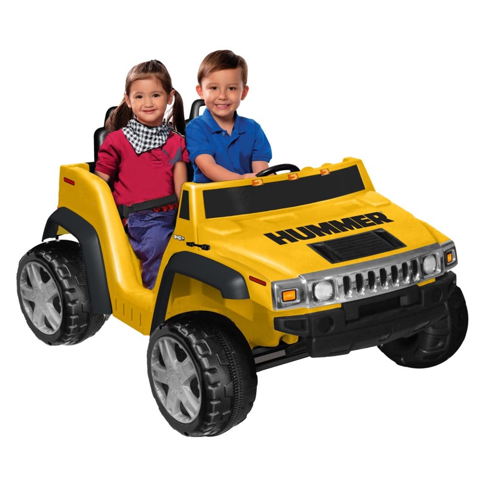 12V 2-Seater Hummer H2 - Yellow - Riding Toys - 12V
