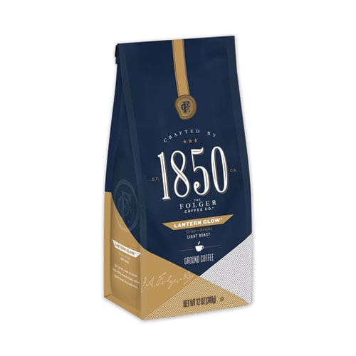 1850 Coffee Lantern Glow Light Roast Ground 12 Oz Bag - Food Service - 1850