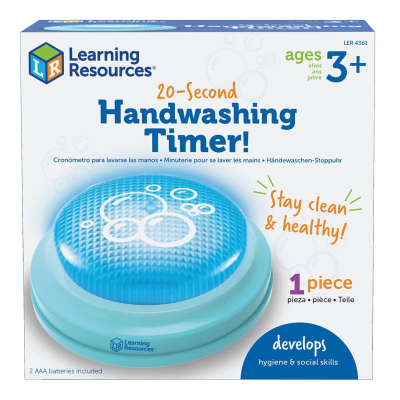20-Second Handwashing Timer (Pack of 6) - First Aid/Safety - Learning Resources