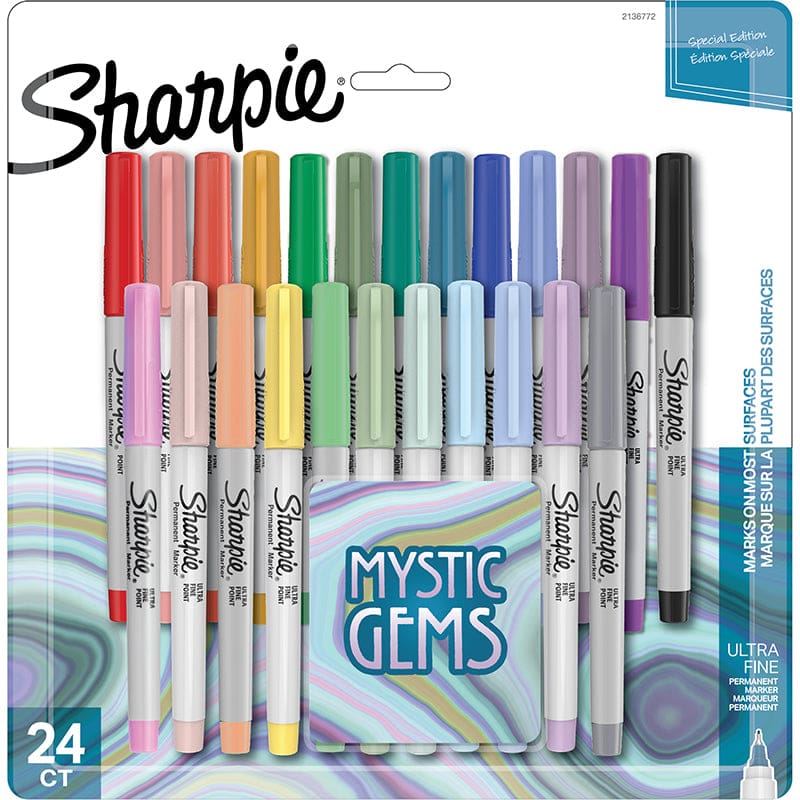 24Ct Mystic Ultra Fine Perm Markers Sharpie - Markers - Sanford L.p.