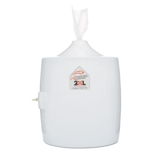 2XL Contemporary Wall Mount Wipe Dispenser 11 X 11 X 13 White - Janitorial & Sanitation - 2XL