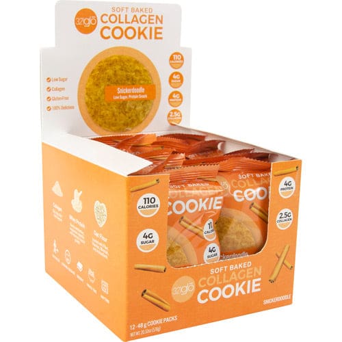 321 Glo Collagen Cookie Snickerdoodle 12 ea - 321 Glo