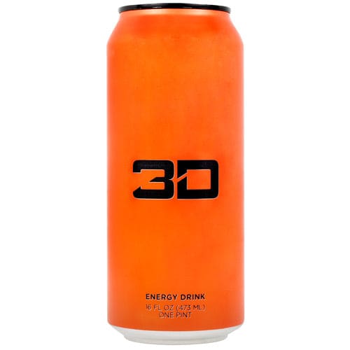 3D Energy Drink Orange 12 ea - 3D Energy