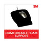 3M Antimicrobial Foam Mouse Pad With Wrist Rest 8.62 X 6.75 Black - Technology - 3M™