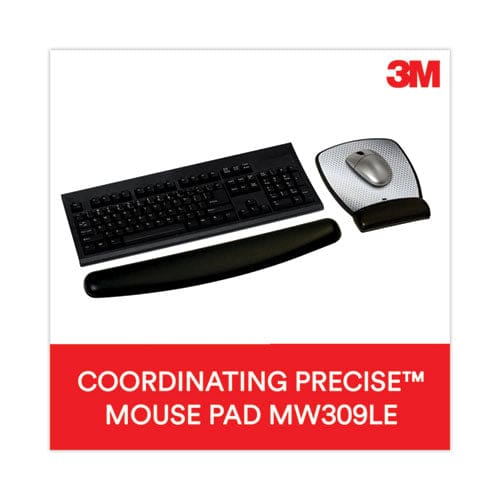 3M Antimicrobial Gel Compact Keyboard Wrist Rest 18 X 2.75 Black - Technology - 3M™