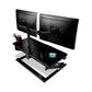 3M Dual Monitor Mount For 27 Monitors 360 Degree Rotation +45 Degree/-45 Degree Tilt 90 Degree Pan Black Supports 20 Lb - Furniture - 3M™