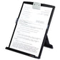 3M Fold-flat Freestanding Desktop Copyholder 150 Sheet Capacity Plastic Black/silver Clip - Office - 3M™