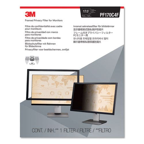 3M Framed Desktop Monitor Privacy Filter For 15 To 17 Crt/17 Flat Panel Monitors - Technology - 3M™