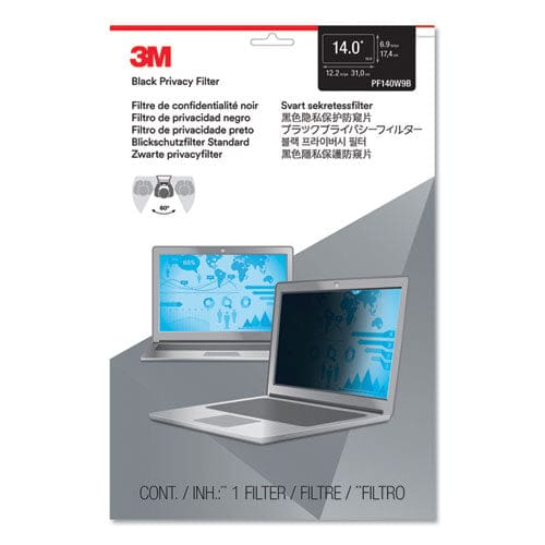 3M Frameless Blackout Privacy Filter For 14 Widescreen Laptop 16:9 Aspect Ratio - Technology - 3M™