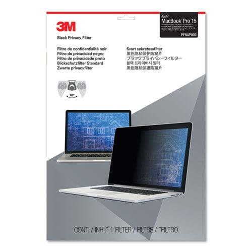 3M Frameless Blackout Privacy Filter For 15 Widescreen Macbook Pro With Retina Display 16:10 Aspect Ratio - Technology - 3M™