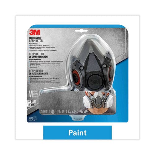 3M Half Facepiece Paint Spray/pesticide Respirator Medium - Janitorial & Sanitation - 3M™