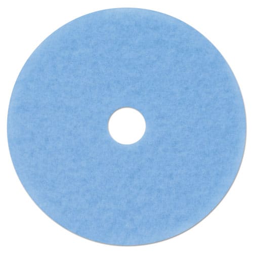 3M Hi-performance Burnish Pad 3050 20 Diameter Sky Blue 5/carton - Janitorial & Sanitation - 3M™