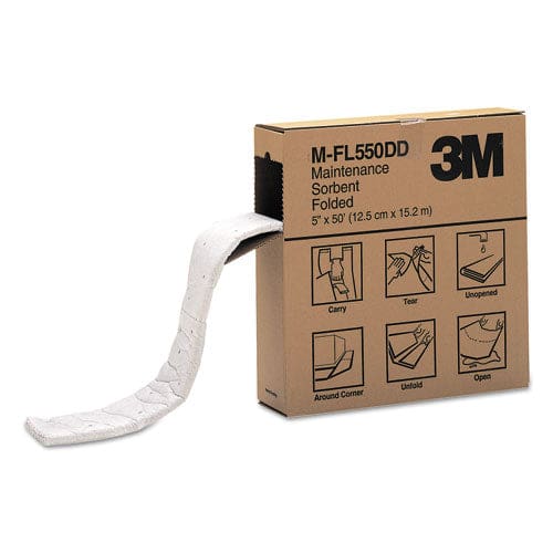 3M High-capacity Maintenance Folded Sorbent 10.5 Gal 5 X 50 Ft - Janitorial & Sanitation - 3M™