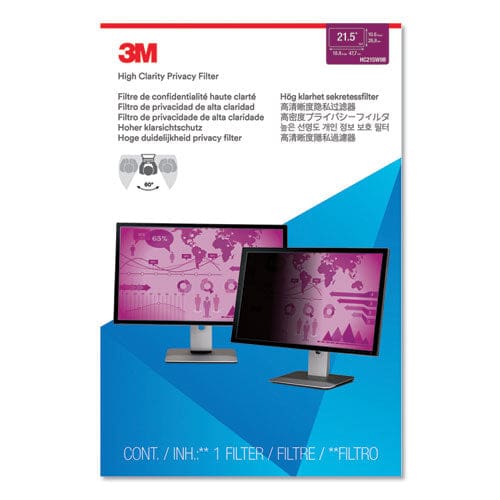 3M High Clarity Privacy Filter For 21.5 Widescreen Flat Panel Monitor 16:9 Aspect Ratio - Technology - 3M™