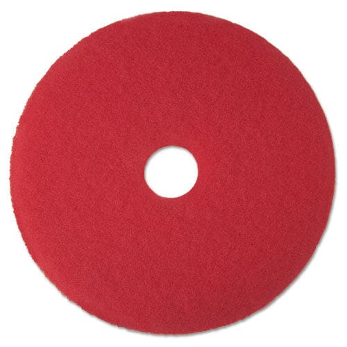 3M Low-speed Buffer Floor Pads 5100 12 Diameter Red 5/carton - Janitorial & Sanitation - 3M™